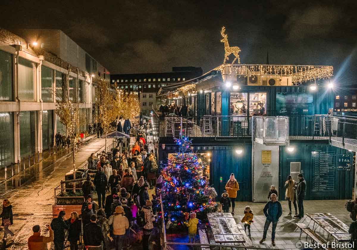 Wapping Warf Christmas Lights